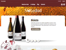 Tablet Screenshot of bodegasoledad.com